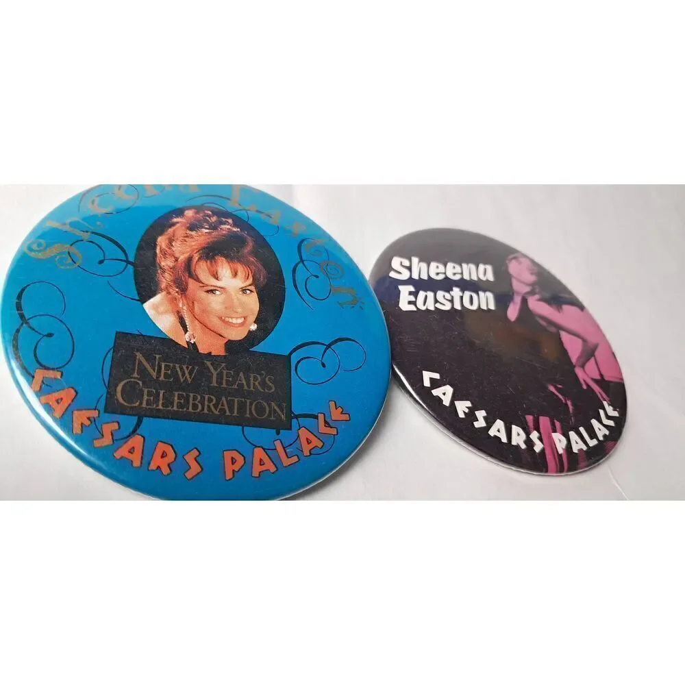 Sheena Easton Caesars Palace Pair od Vintage Pins-PreOwned